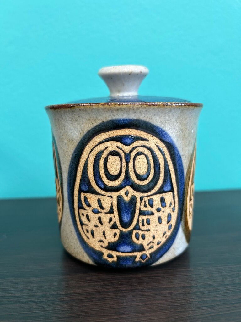 Owl Decorative Storage Jar