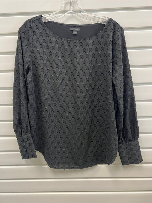 Ann Taylor Women's Black Textured Top