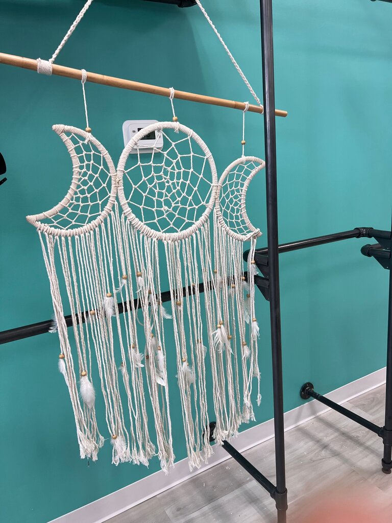 Moon Phase Macrame Wall Hanging