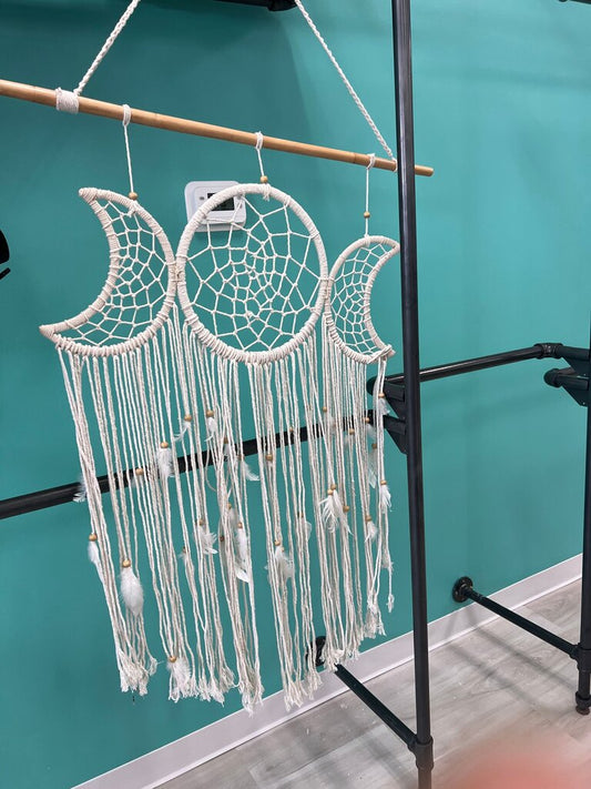 Moon Phase Macrame Wall Hanging