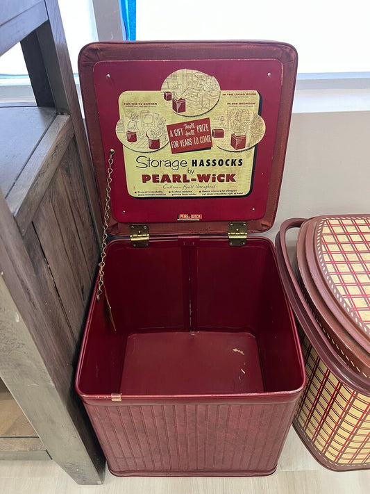 Vintage Storage Ottoman