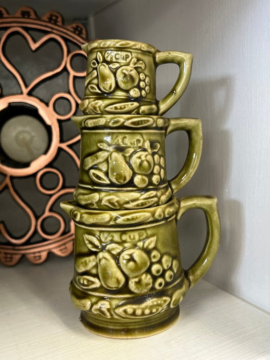 Vintage Stackable Measuring Cups