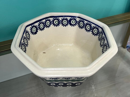 Decorative Octagonal Ceramic Bowl