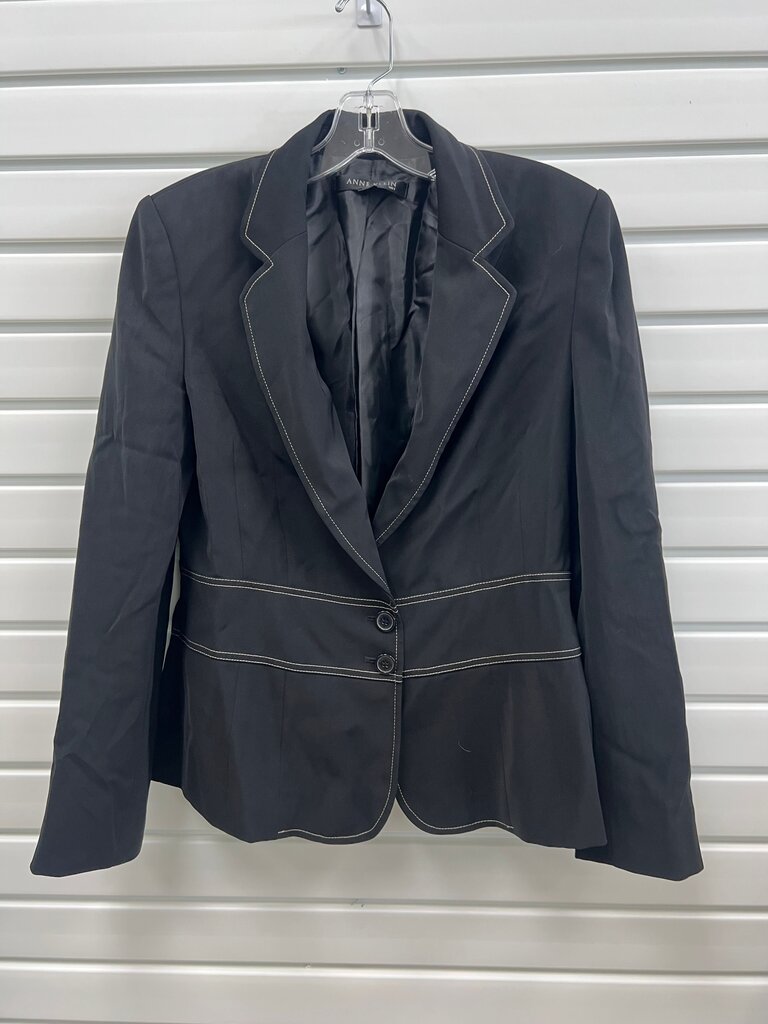 Anne Klein Women's Black Suit Jacket Size 10