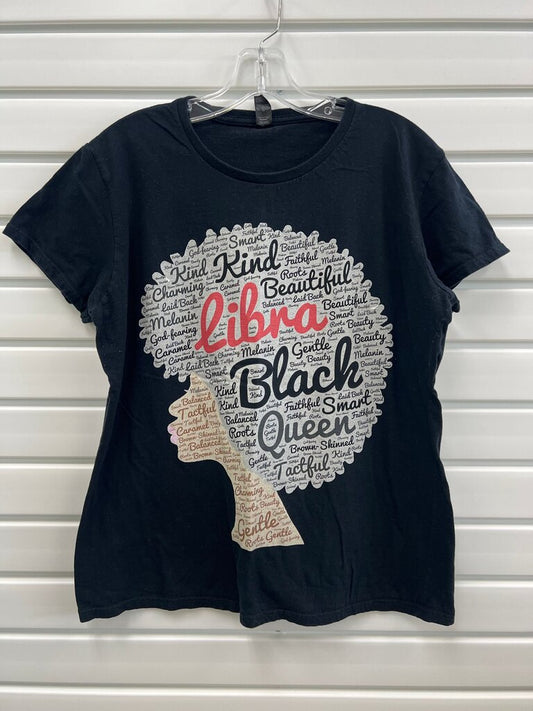 Libra Black Queen Graphic Tee