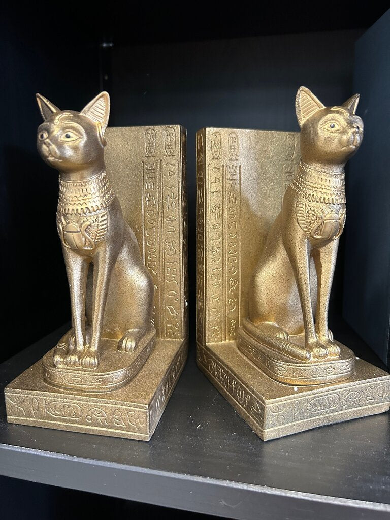 Egyptian Cat Bookends