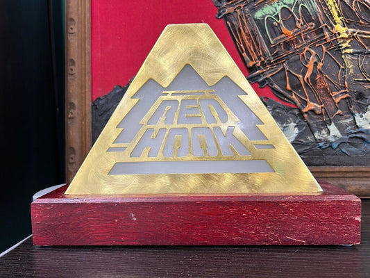 Vintage lighted promotional bar sign for Redhook Ale Brewery