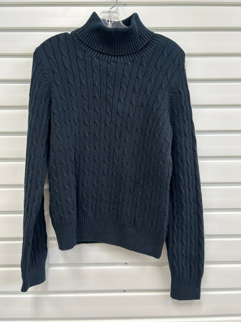 St. John's Bay Women's Cable Knit Turtleneck Sweater