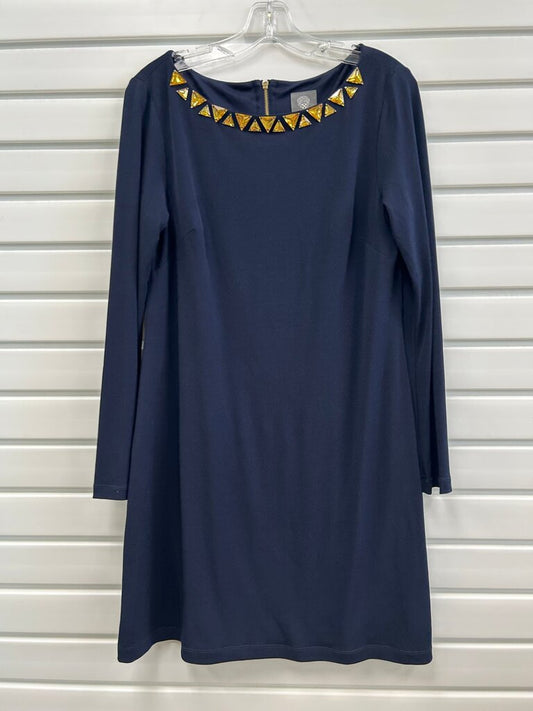 Vince Camuto Women's Long Sleeve Dress with Decorative Collar
