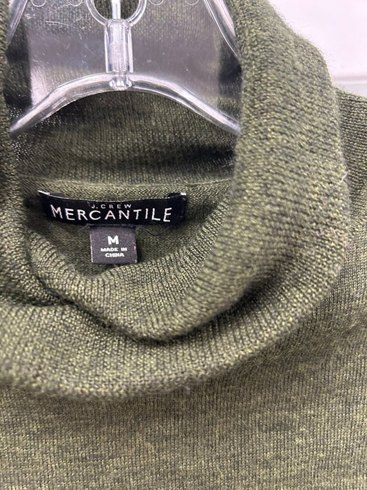 J.Crew Mercantile Olive Green Turtleneck Sweater