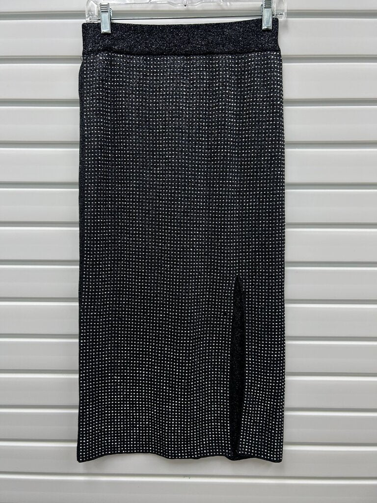 Women's Black Sparkly Skirt