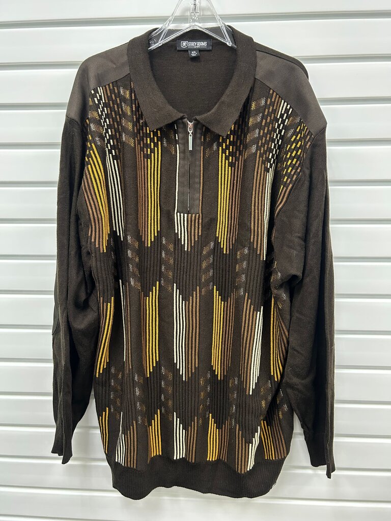 Stacy Adams Brown Long Sleeve Sweater