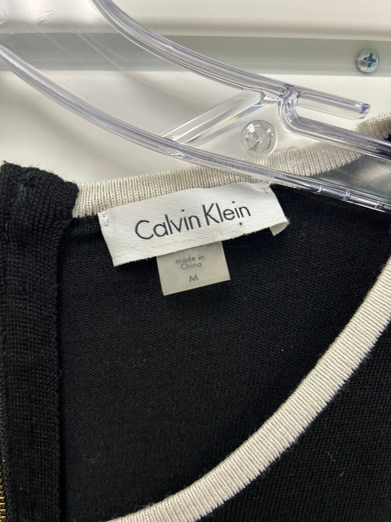 Calvin Klein Black Dress with Bell Sleeves
