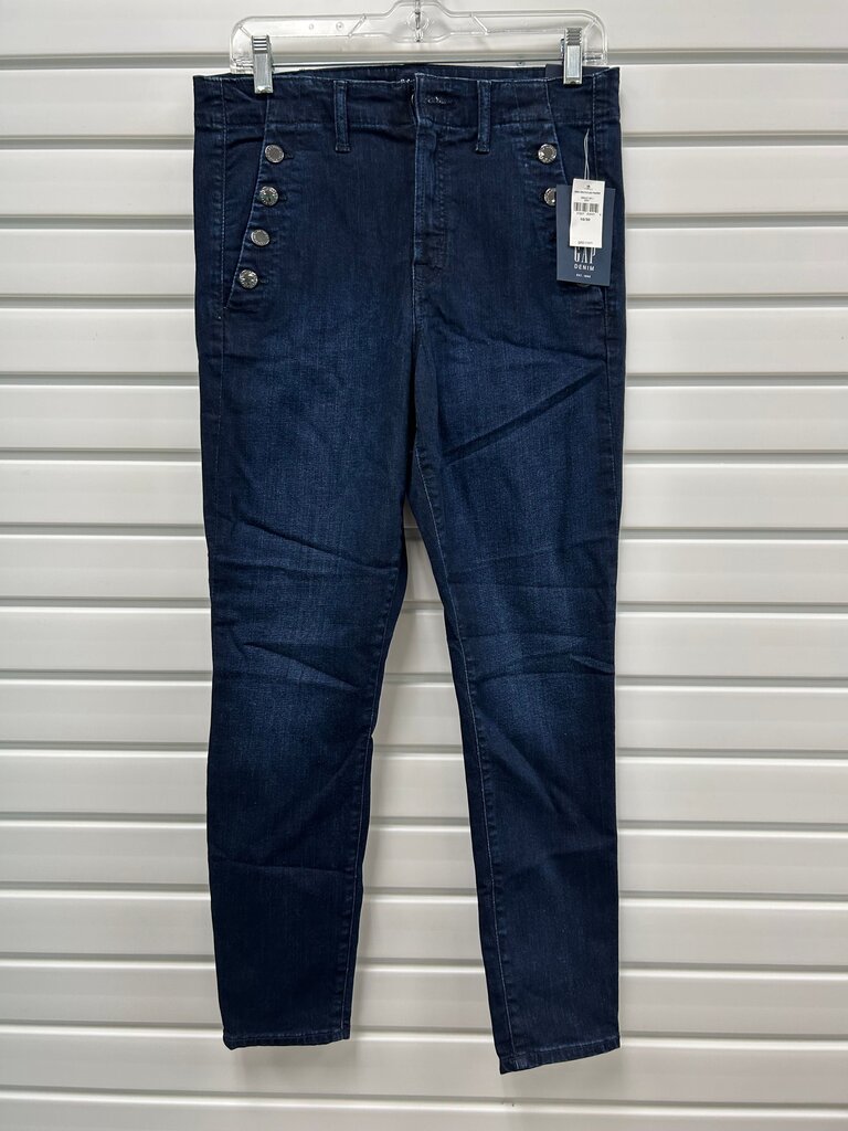 GAP high-rise button-side skinny jeans NWT