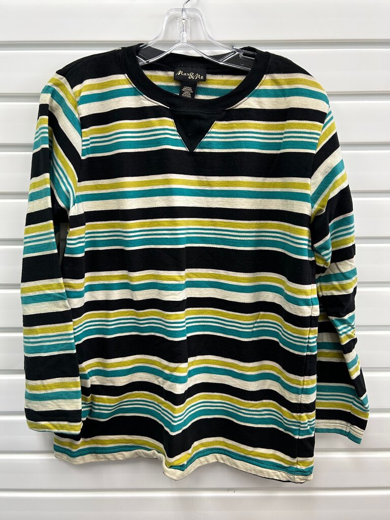 Max & Me Striped Long Sleeve Top