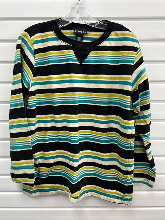 Max & Me Striped Long Sleeve Top