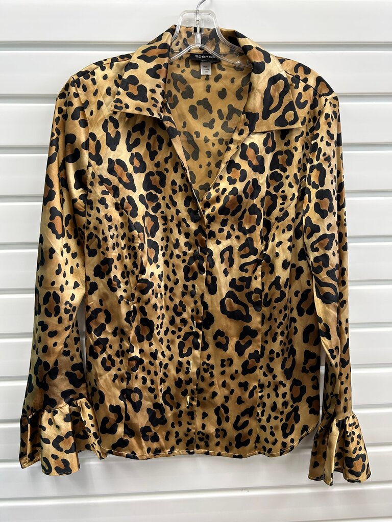Spense Women's Leopard Print Blouse