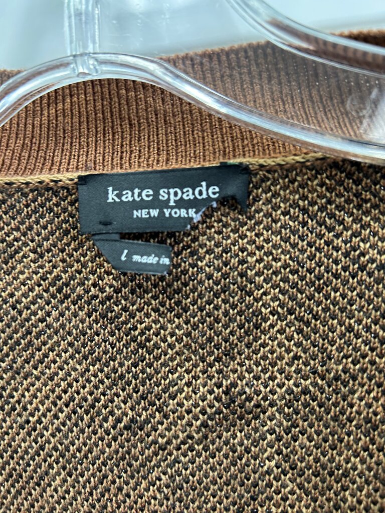 Kate Spade Classic Leopard Cardigan, L