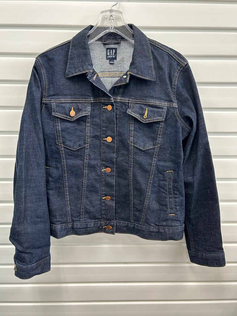 dark wash Gap denim jacket