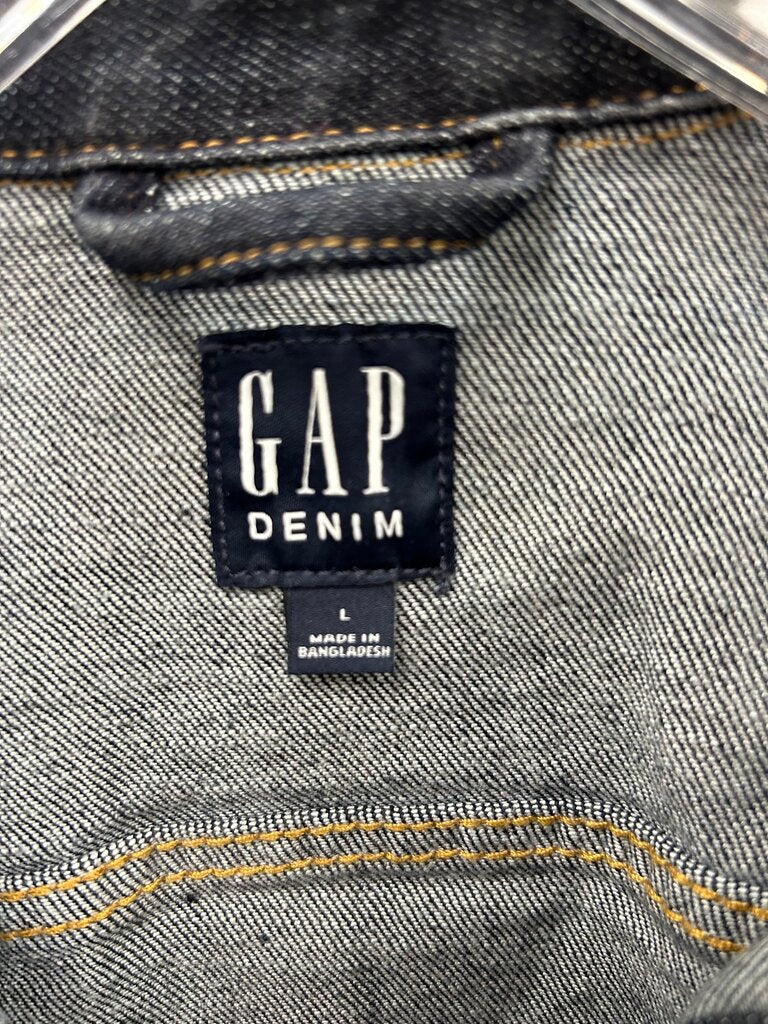dark wash Gap denim jacket