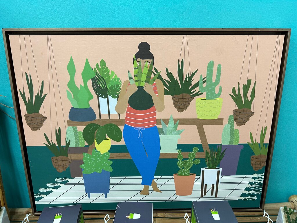 Plant Lady Wall Art Print