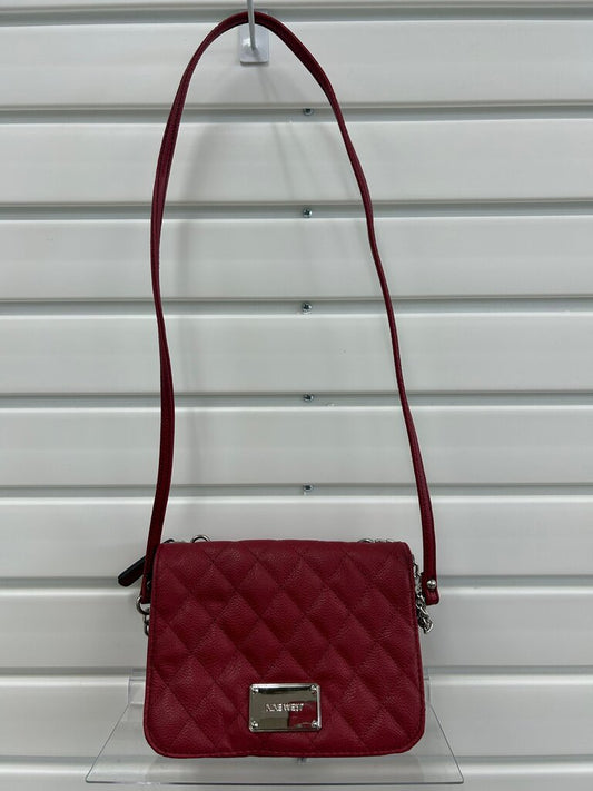 Nine West Quilted Red Crossbody Bag