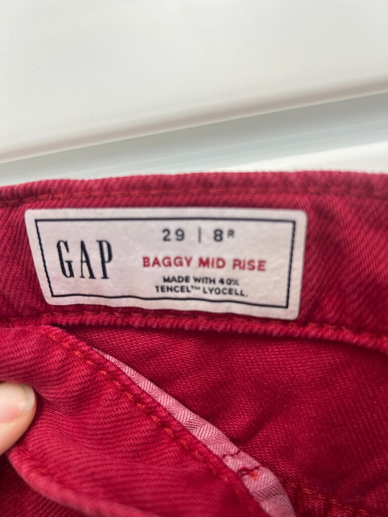 GAP Baggy Mid Rise Pants