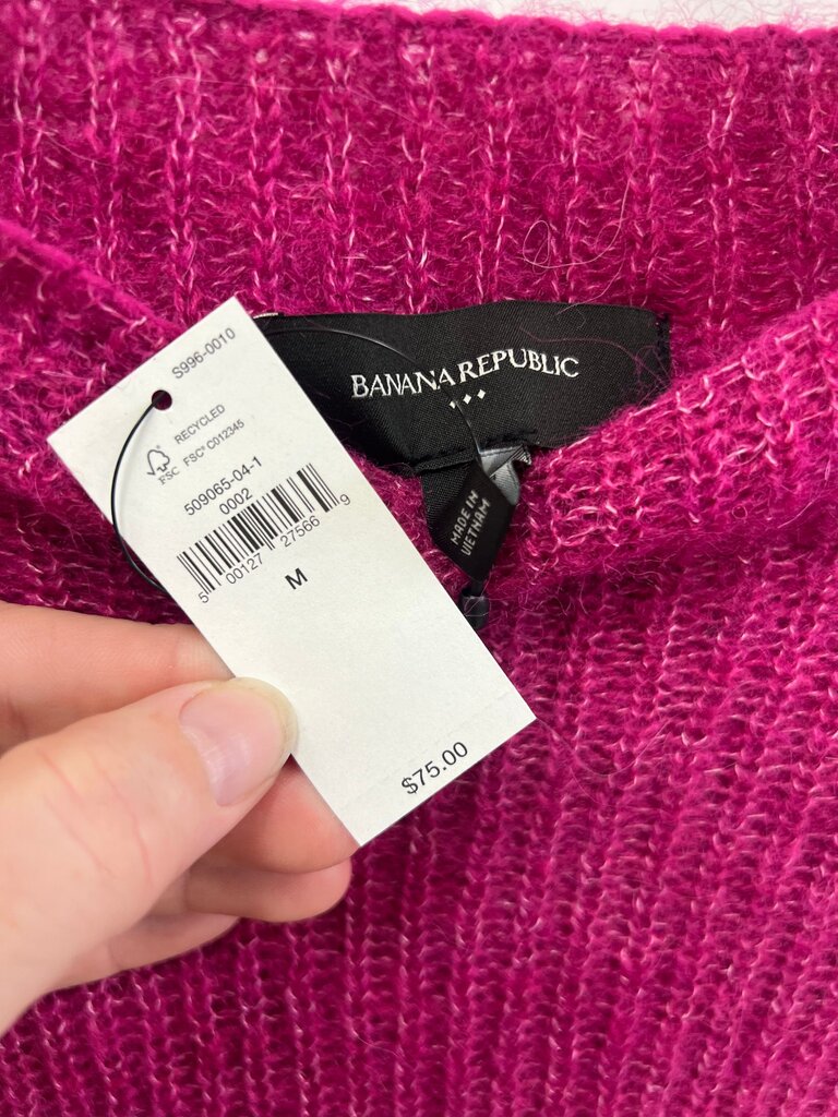 Banana Republic Pink Knitted Sweater NWT
