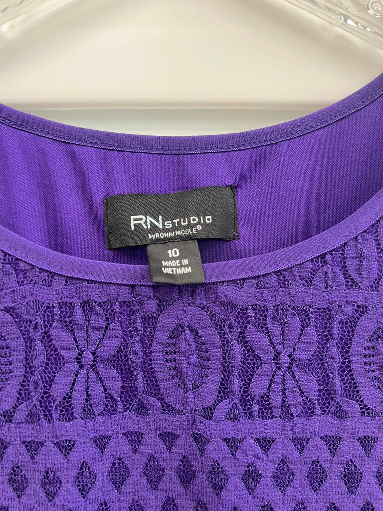 Purple Lace Dress