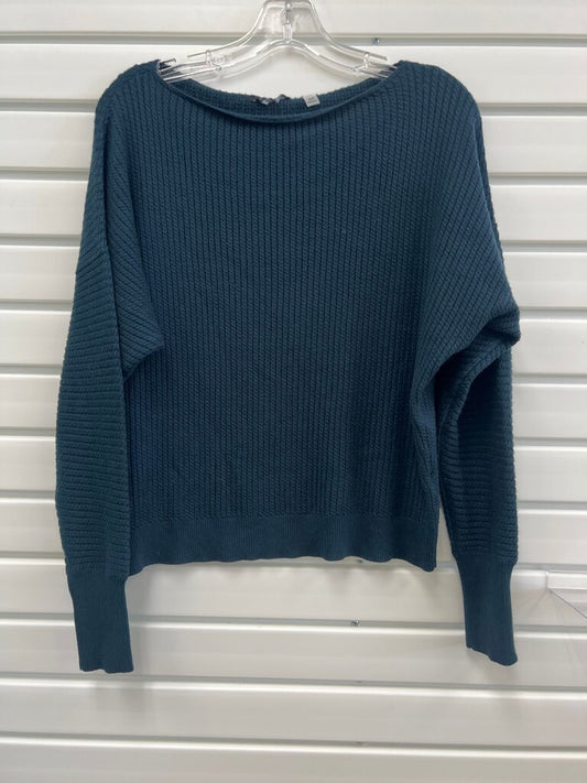 Tahari Teal Ribbed Sweater