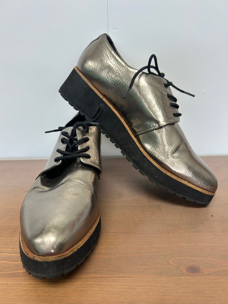 Aldo Metallic Lace-Up Shoes