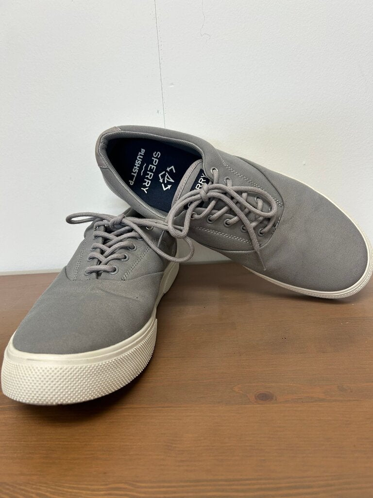 Sperry Men's Gray Canvas Sneakers
