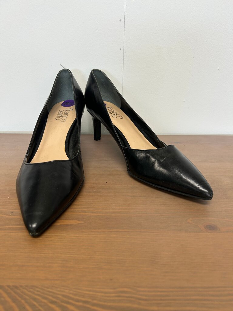 Franco Sarto Black Heels 8.5