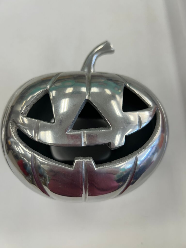 Metal Pumpkin Candle Holder