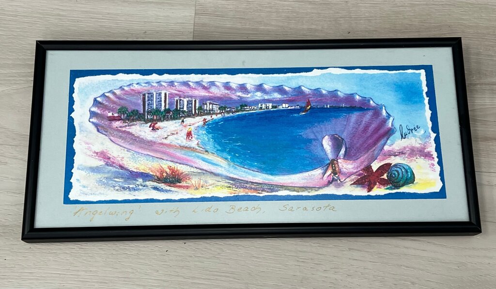 Lido Beach Art Print