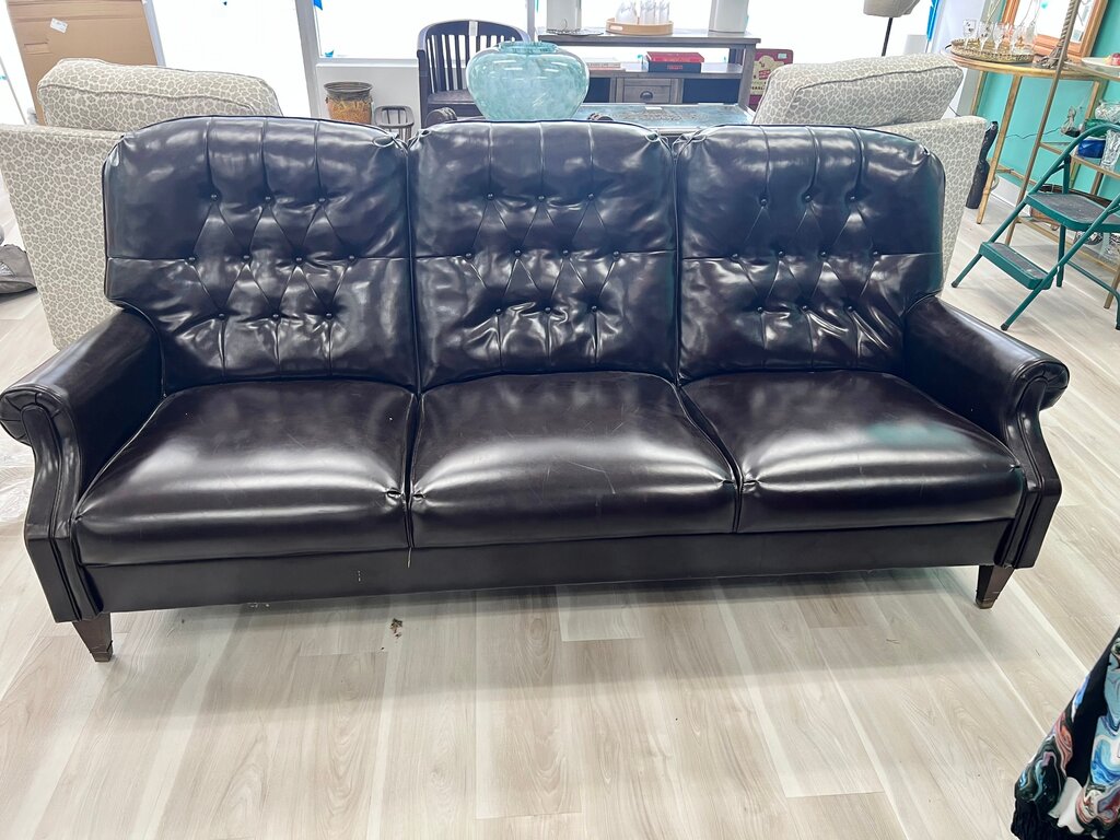 Vintage Mid-Century Modern Tufted Sofa