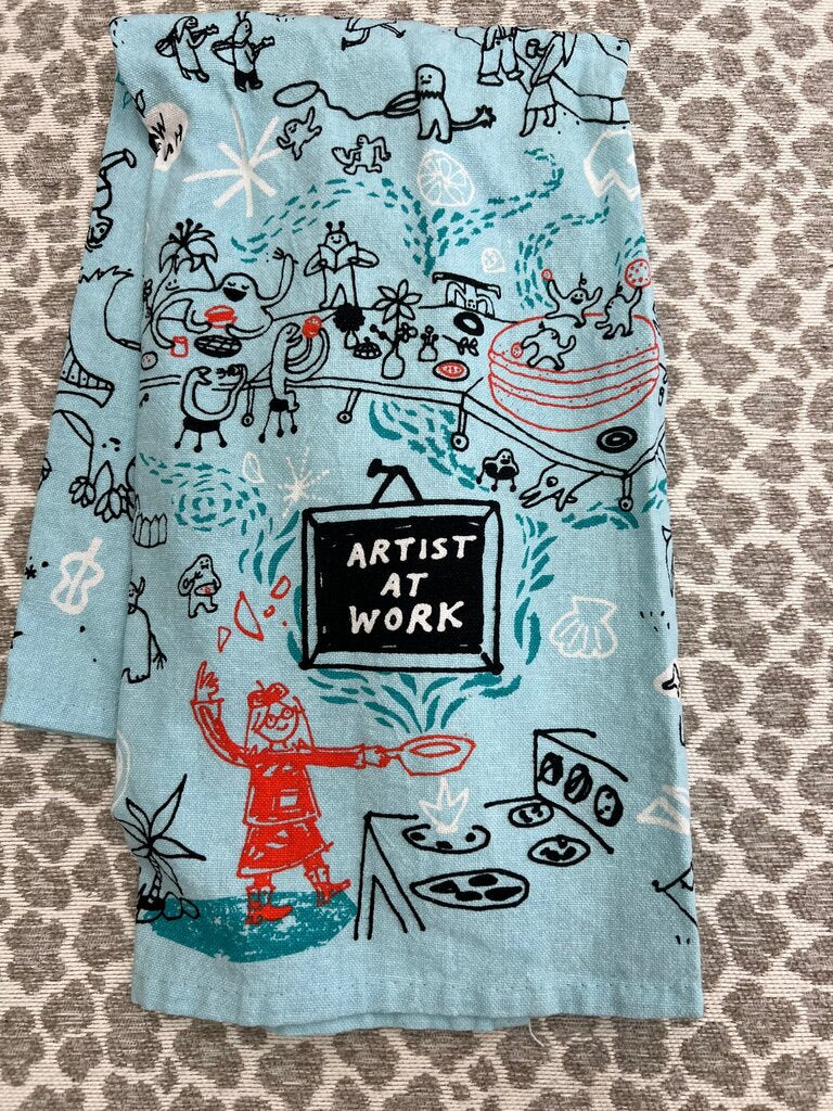 Artist at Work Cotton Tea Towel