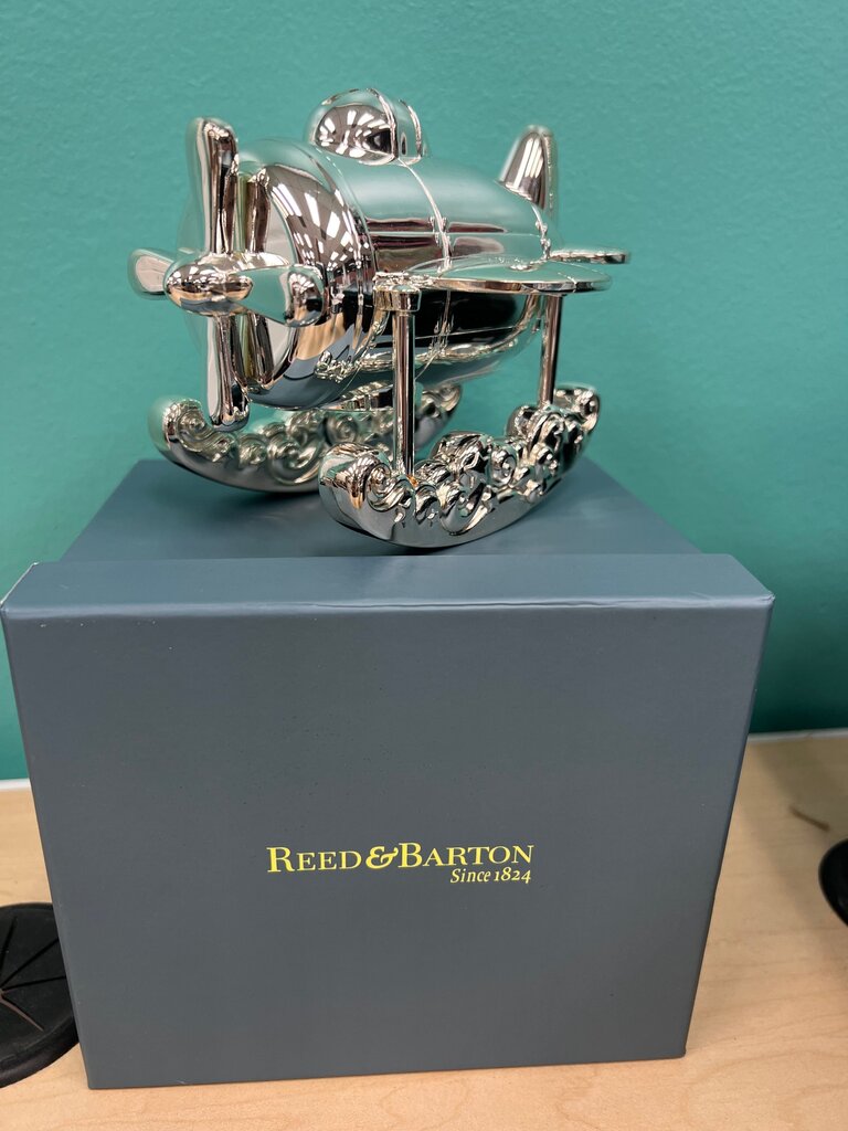 Reed & Barton Silverplated Airplane Figurine