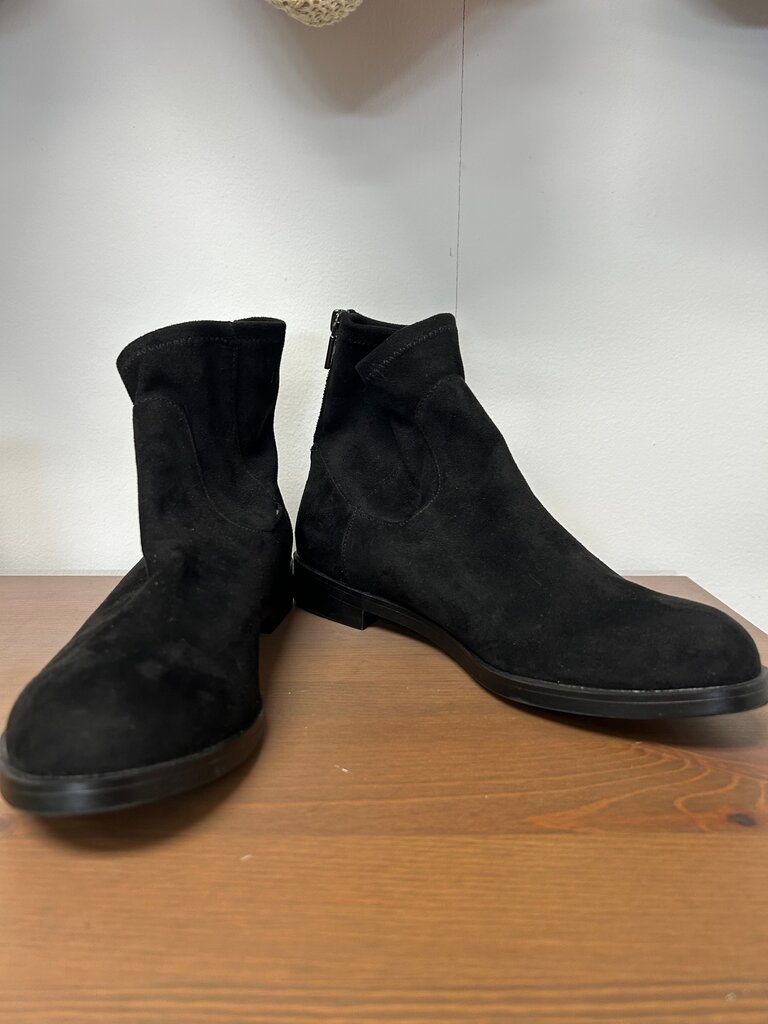 Black Suede Ankle Boots by Kenneth Cole