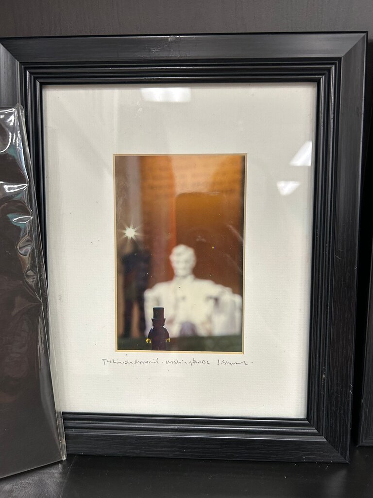 Framed LEGO Lincoln Memorial Photography Print