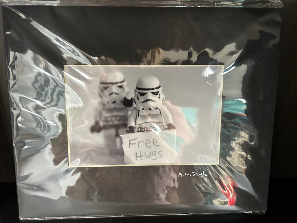 Star Wars Stormtroopers Free Hugs Art Print