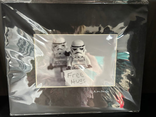 Star Wars Stormtroopers Free Hugs Art Print