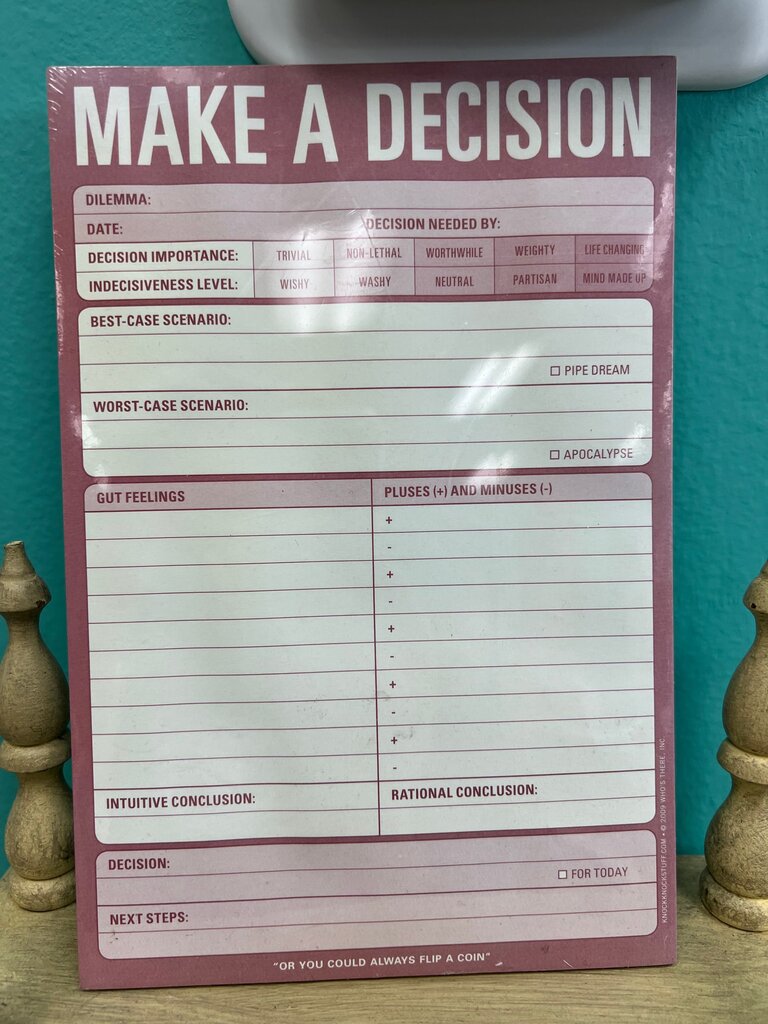 Decision Making Notepad