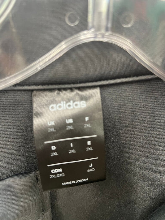 Adidas Men's Dark Gray Zip-Up Jacket