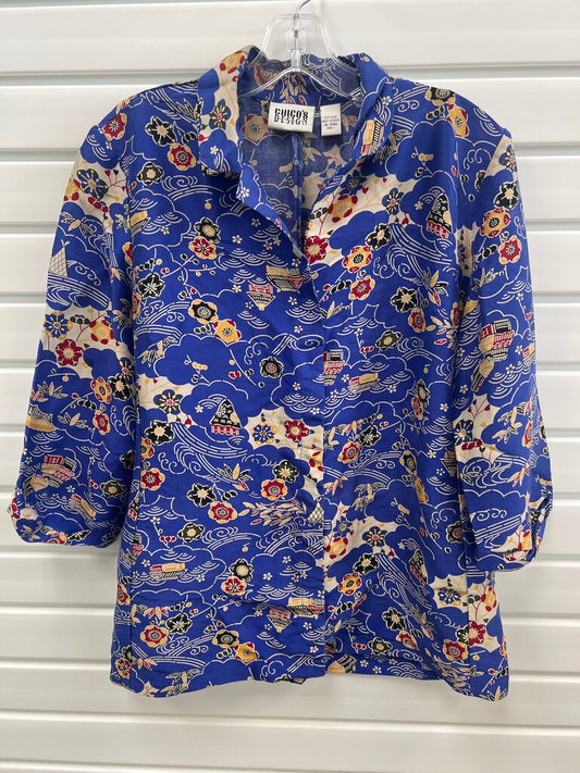 Chico's Design Silk Blouse