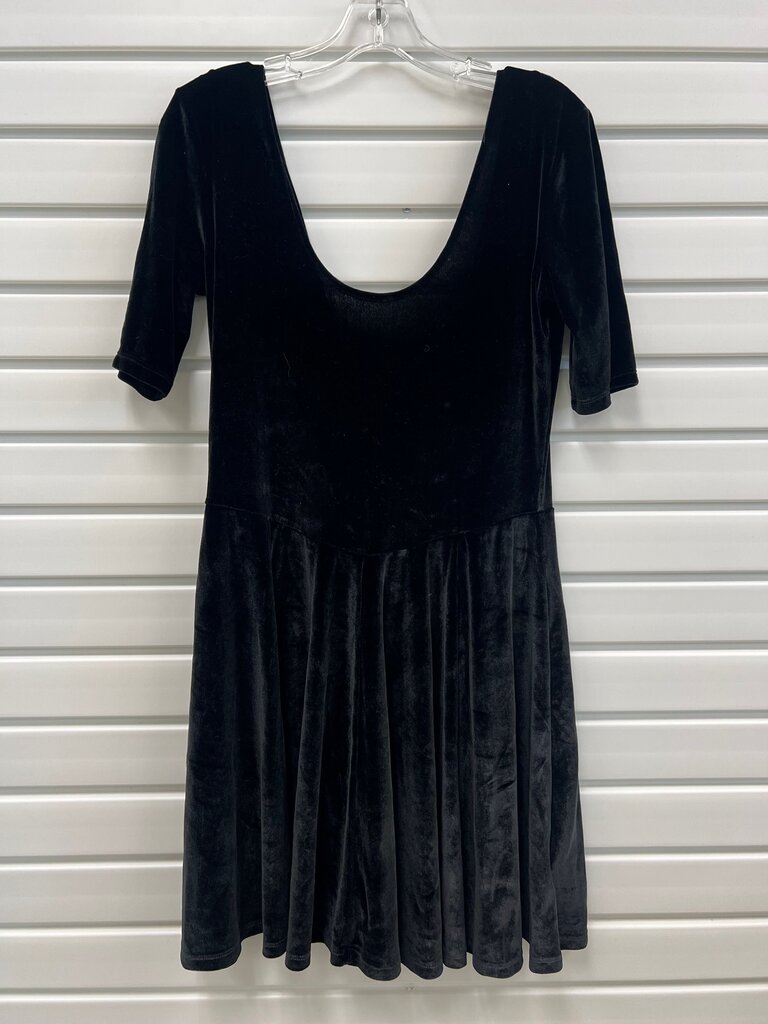 Kimchi Blue Black Velvet Dress L