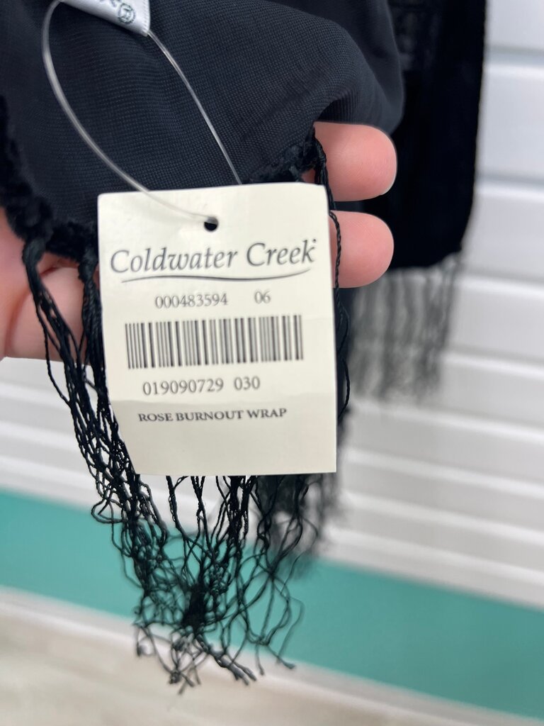 Coldwater Creek Rose Burnout Wrap