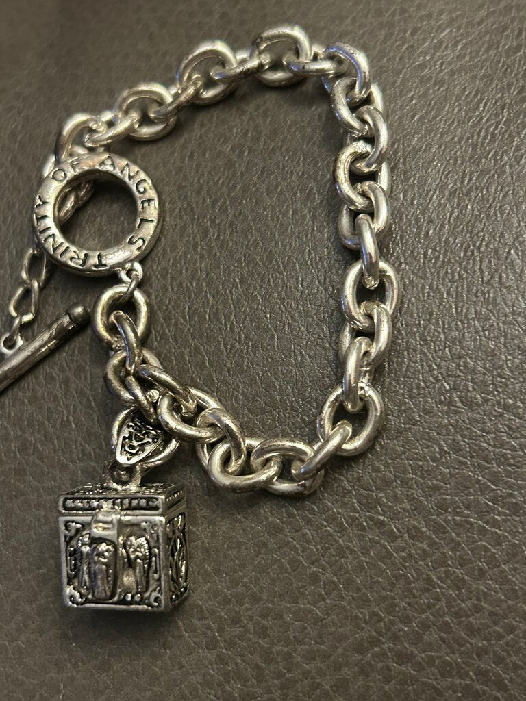 Trinity of Angels Charm Bracelet