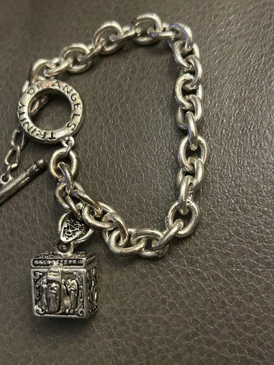 Trinity of Angels Charm Bracelet