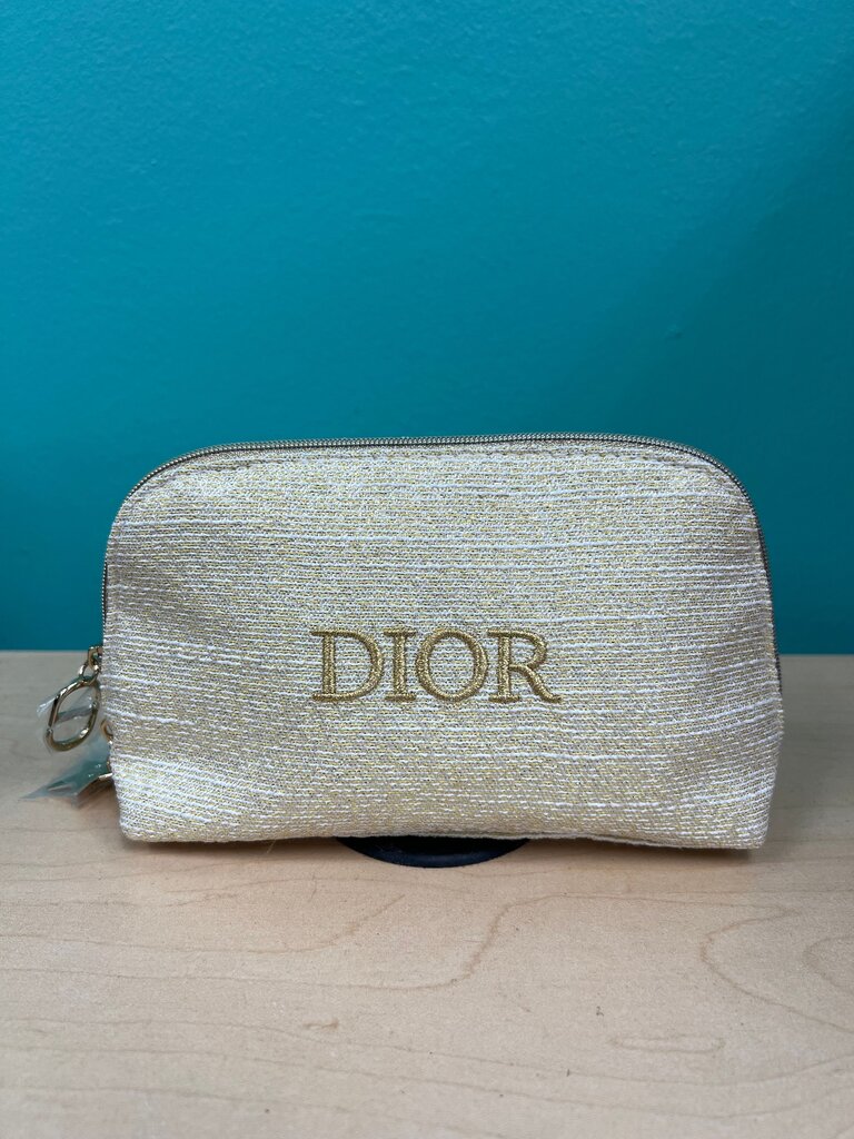 Dior Gold Cosmetic Pouch
